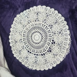 Vintage lace pillow cover